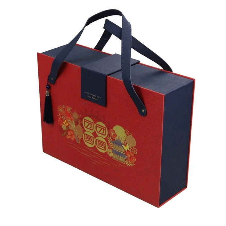 Red Magnetic Gift Box With Ribbon